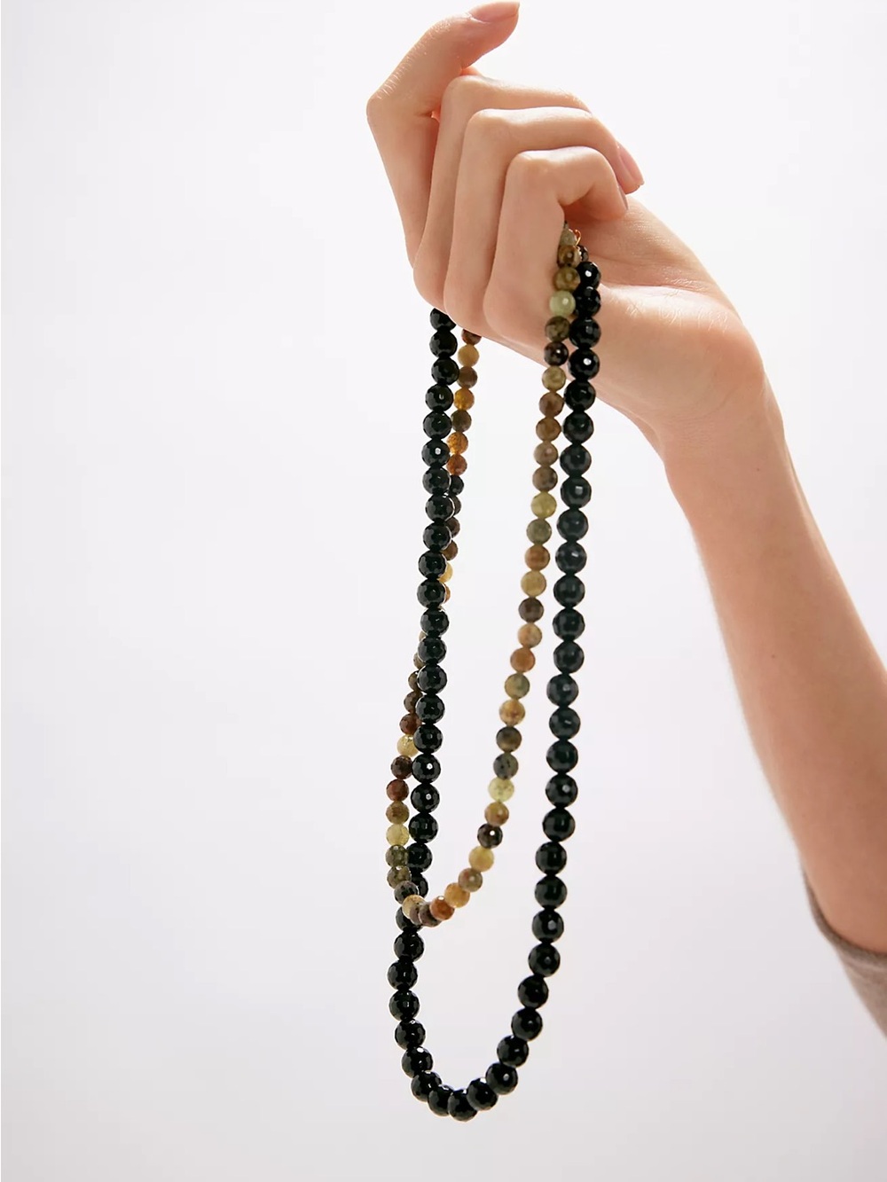 Chan Luu Onyx Beaded Necklace - Picture 2 of 6